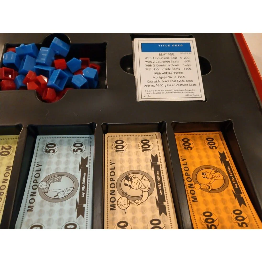 Monopoly My NBA Basketball Edition 2006 Used EUC All Pieces Present